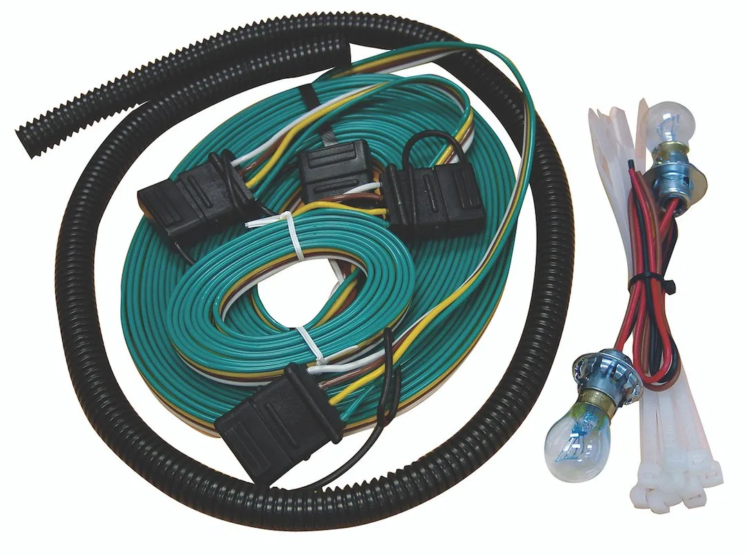155 – ROADMASTER Towed Vehicle Wiring Kit, Kit Includes Plugs, Sockets, Wires And Bulbs